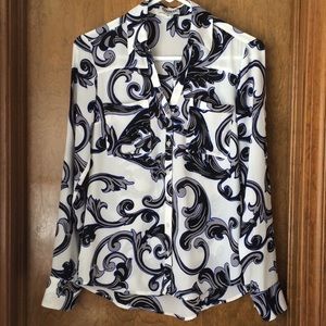 Express Portofino slim fit blouse XS